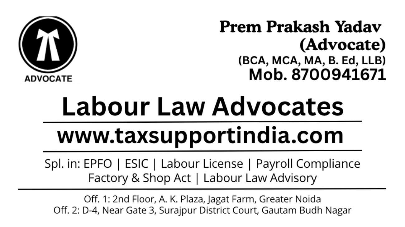 Labour Law Consultancy Services in Greater Noida – Expert Legal & Compliance Support