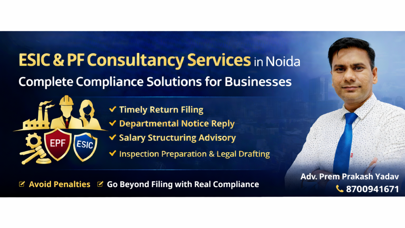 Esic And Pf Consultancy Services in Noida